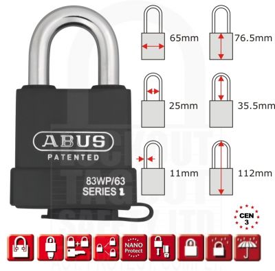 ABUS  Weather Protected 63mm Restricted #2